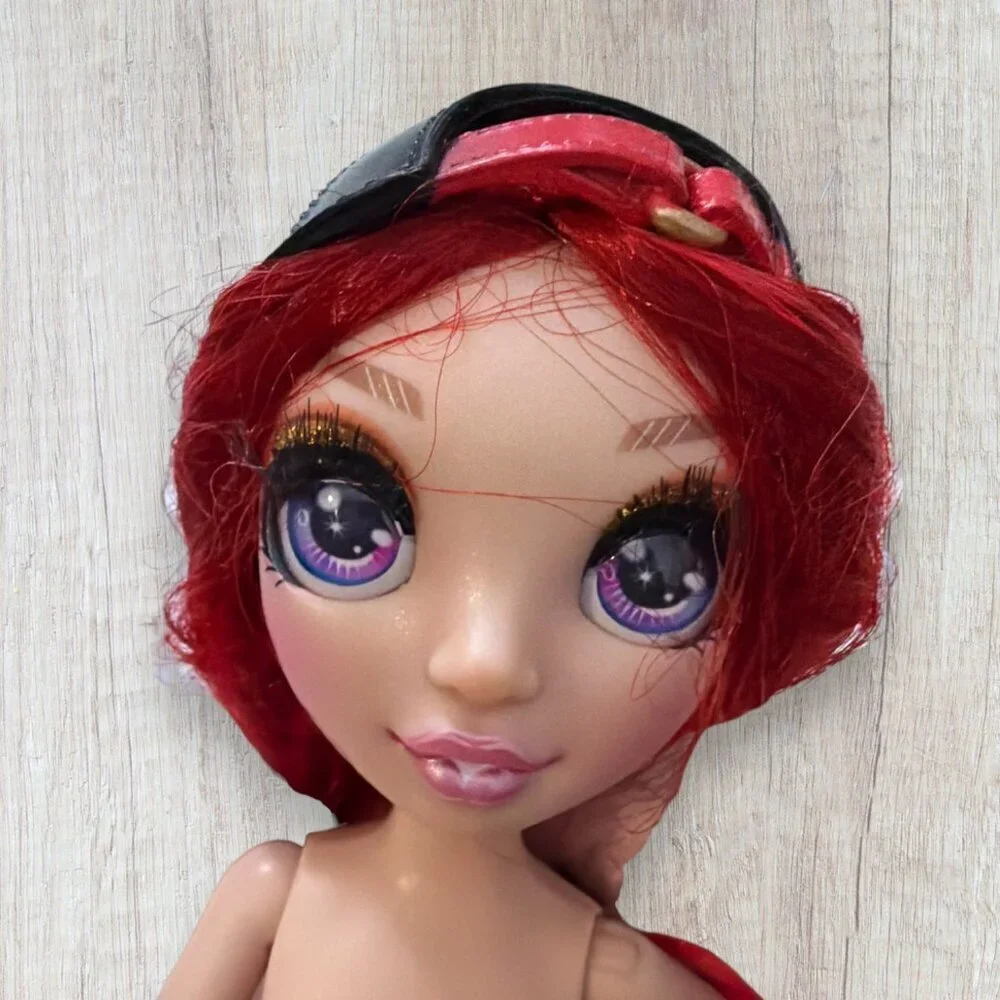 Rainbow High Ruby Anderson Series 1 Nude Red Hair Articulated Fashion Doll MGA